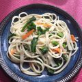 ひろみつばち's cooksnap of when they made 菜の花のうどんパスタ.