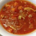 ばたみそーぱん☆'s cooksnap of when they made きのこと豆の食べるトマトスープ.