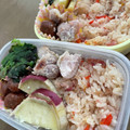 でこぼこみち's cooksnap of when they made 炊飯器で簡単☆エビピラフ.