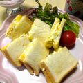 うたかた。's cooksnap of when they made ピクルスいっぱい豪快タマゴサンド♪.