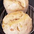 K３２０'s cooksnap of when they made むっちり！シナモン薫るりんご蒸しパン.