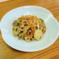 Asato★'s cooksnap of when they made 美肌副菜♪「蓮根の金平炒め」.