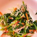 サクラと小太郎's cooksnap of when they made 【たんぱく質プラス】ほうれん草の酢の物.