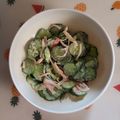 紅茶とチーズケーキ's cooksnap of when they made カニカマときゅうりのサラダ.
