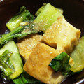 エリーモ's cooksnap of when they made レンジで簡単☆厚揚げと青梗菜の中華煮。.
