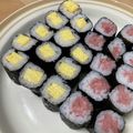 みょんとも's cooksnap of when they made 細巻き、卵、サーモン、納豆。.