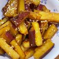 クック4ISD0M☆'s cooksnap of when they made 簡単、オカズになるサツマイモ.