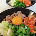 ｸﾏﾘｴ's cooksnap of when they made 台湾まぜそば.