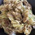 クックめーご☆'s cooksnap of when they made 簡単♪春キャベツの卵とじ★めんつゆだけ♪.