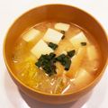 パインクリームソーダ's cooksnap of when they made たっぷり白菜♡揚げと豆腐の味噌汁.