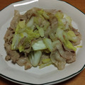 55才のおじさん's cooksnap of when they made 白菜と豚肉の白だし炒め.