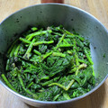 ★ゴンぎつね★'s cooksnap of when they made ちぢみほうれん草のごま和え.