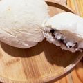ﾓﾓ娘's cooksnap of when they made 発酵不要ですぐ焼ける！もっちりお豆腐パン.
