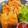 MizuhoBank's cooksnap of when they made さくさくキツネdeカレーコロッケ.