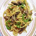アシマリ22's cooksnap of when they made ☺牛肉とピーマンのオイスター焼きそば☺.