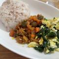 ☆あさ's cooksnap of when they made ほうれん草のたまご炒め.