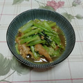 レオミウ's cooksnap of when they made かぶの葉と油揚げの炒め煮.