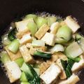 tossuy's cooksnap of when they made 時短簡単 青梗菜と厚揚げの生姜とろみ炒め.