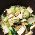 tossuy's cooksnap of when they made 時短簡単 青梗菜と厚揚げの生姜とろみ炒め.