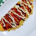 mre·͜·ꪑ's cooksnap of when they made キャベツとチーズの激ウマ！肉なし豚平焼き.