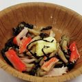 私市ビッキーズ津門巳's cooksnap of when they made “カニかまぼこ塩こんぶ和えサラダ”.