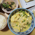 よちりん's cooksnap of when they made えんどう豆と高野豆腐の卵とじ。.