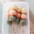 みずきちかぁちゃん's cooksnap of when they made 花見団子に♪もちもちやわらか三色団子.