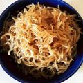 ゆっきい９'s cooksnap of when they made 糸こんにゃくとじゃこの炒り煮.