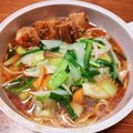 murasakii's cooksnap of when they made サンマー麺☆市販のラーメン使用で.