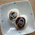 クック8SSYN0☆'s cooksnap of when they made お好み焼き味のゆで卵.
