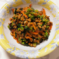 ちゃまたまご's cooksnap of when they made 旬の野菜と納豆と塩昆布の和え物.