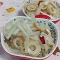 赤い電話's cooksnap of when they made ちくわと千切り大根サラダ.