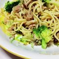 ヒロ415's cooksnap of when they made サバ缶でレモン醤油ペペロンチーノ.
