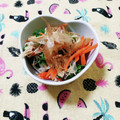 ﾁｲﾁｬﾝﾏﾏ's cooksnap of when they made 菜の花とえのきと人参.