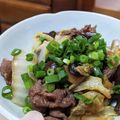 mahorou's cooksnap of when they made 汁ごと美味しい♪牛肉と白菜のすき煮.