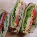 えみりんたん's cooksnap of when they made 超簡単レンジだけ！ふわとろたまごサンド♪.