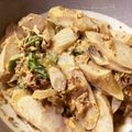 にぼし子's cooksnap of when they made 湯掻いて和えるだけ！うどの味噌マヨ和え.