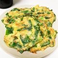 YUKIKI☆'s cooksnap of when they made 米粉活用　桜えびとニラのチヂミ.