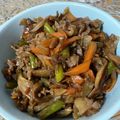クックEVQ7Q0☆'s cooksnap of when they made 牛肉とニンニクの芽のオイスターソース炒め.