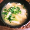 ふか谷's cooksnap of when they made 大根とじゃがいもと油揚げの味噌汁.
