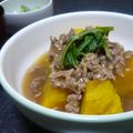sunka's cooksnap of when they made かぼちゃの牛肉あんかけ☆.
