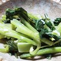あおいりん's cooksnap of when they made 超簡単！シャキッと☆小松菜のにんにく炒め.