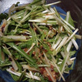 307号室's cooksnap of when they made 簡単！水菜の梅肉和え.