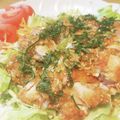 τомоко's cooksnap of when they made 鶏むね肉で作る！油淋鶏.