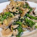 toshio39's cooksnap of when they made 豚肉と菜の花のオイスターソース炒め.