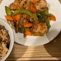 zaki10's cooksnap of when they made 米粉で作る鶏肉の黒酢和え.