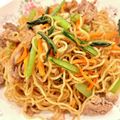 悠LOVE航's cooksnap of when they made こまつな焼きそば.