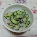 レオミウ's cooksnap of when they made 時短！きゅうりと大根のゆかり胡麻和え.