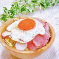 Satoco❋'s cooksnap of when they made サラダの上に目玉焼き〜.