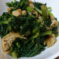 ぶ〜ちゃん。's cooksnap of when they made 春菊と油揚げの炒め煮.